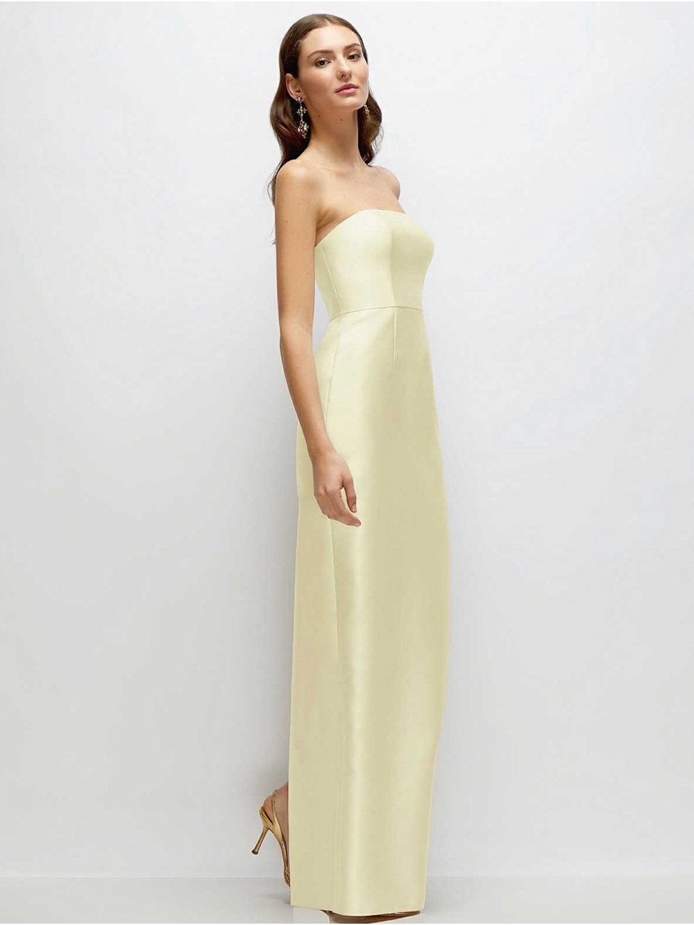 Alfred Sung Jacqueline Dress Butter Yellow - Picture 3 of 5
